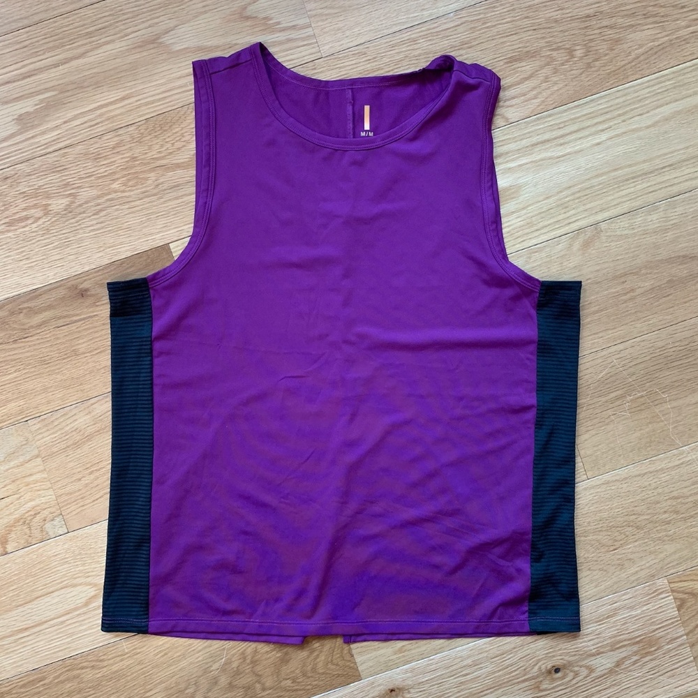 Lucy Full Potential purple work out tank